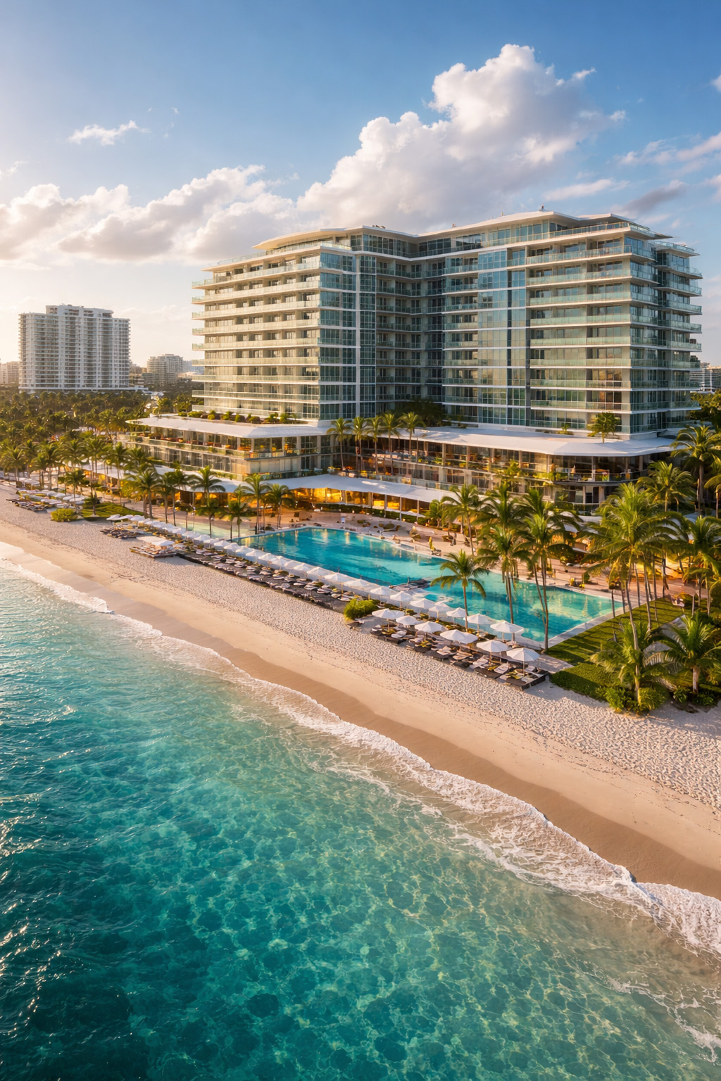 Hotel WiFi & Network Installation Jupiter FL Modern waterfront hotel in South Florida with WiFi and network installation