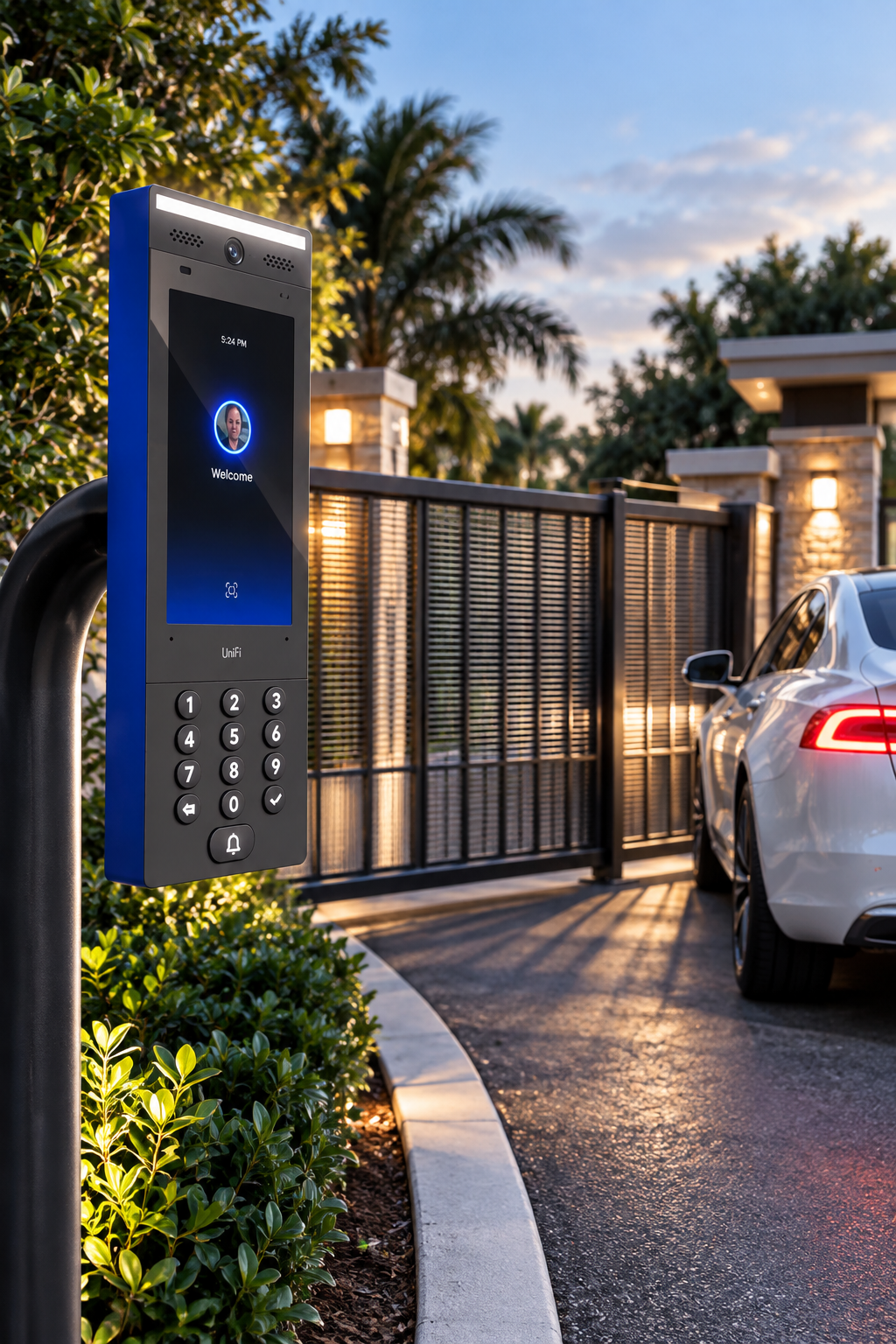 Gate access and security system for homes and gated communities in Palm Beach County
